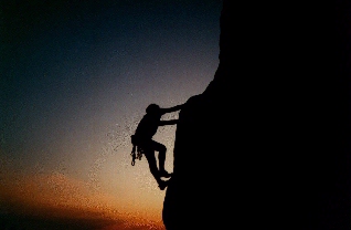 Guy Climbing